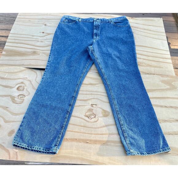 Lee Straight Leg Medium Wash Jeans Men’s Fit 44x32‎ Blue NWT - Picture 1 of 8